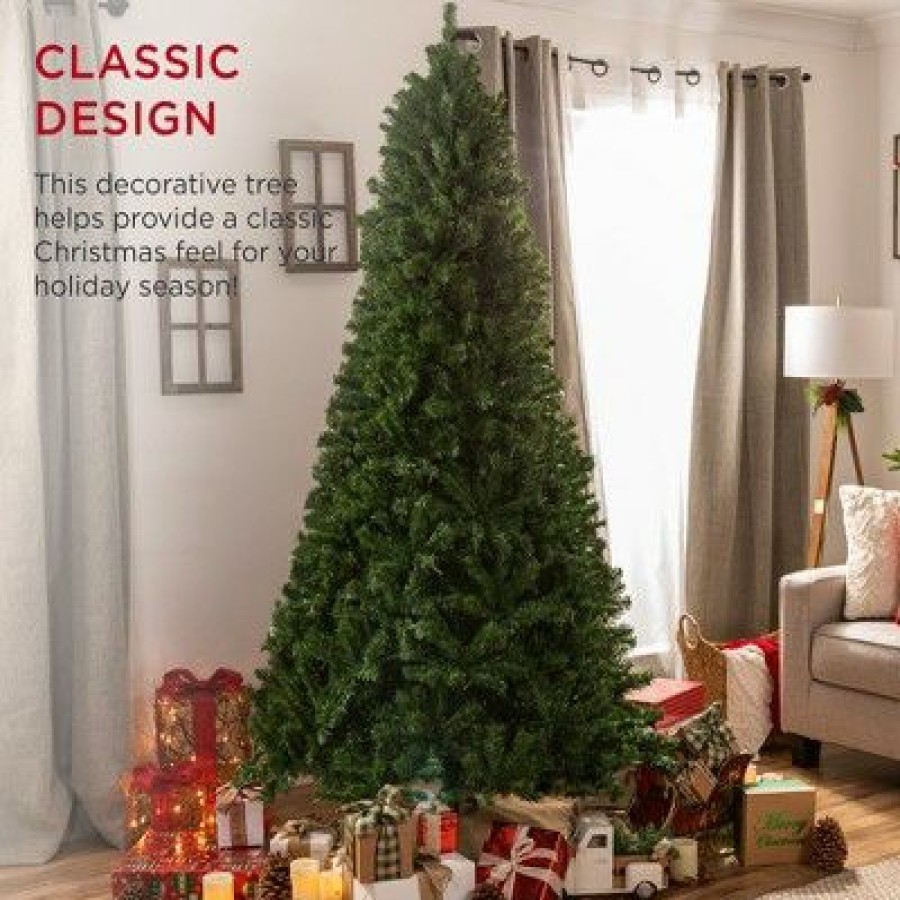 Spruce * | Best Choice Products Premium Spruce Artificial Christmas Tree W/ Easy Assembly, Metal Hinges & Foldable Base