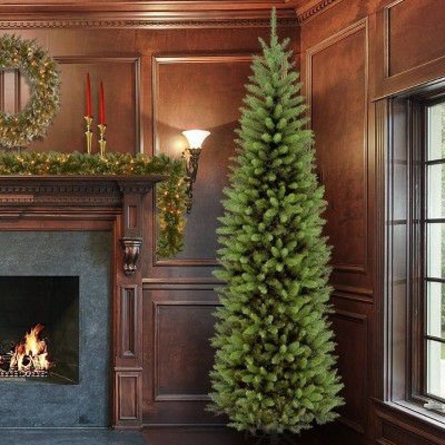 Fir Wood * | National Tree Company 7.5Ft National Christmas Tree Company Kingswood Fir Artificial Pencil Christmas Tree