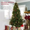 Fir Wood * | Best Choice Products Pre-Lit Hinged Douglas Full Fir Artificial Christmas Tree Holiday Decoration