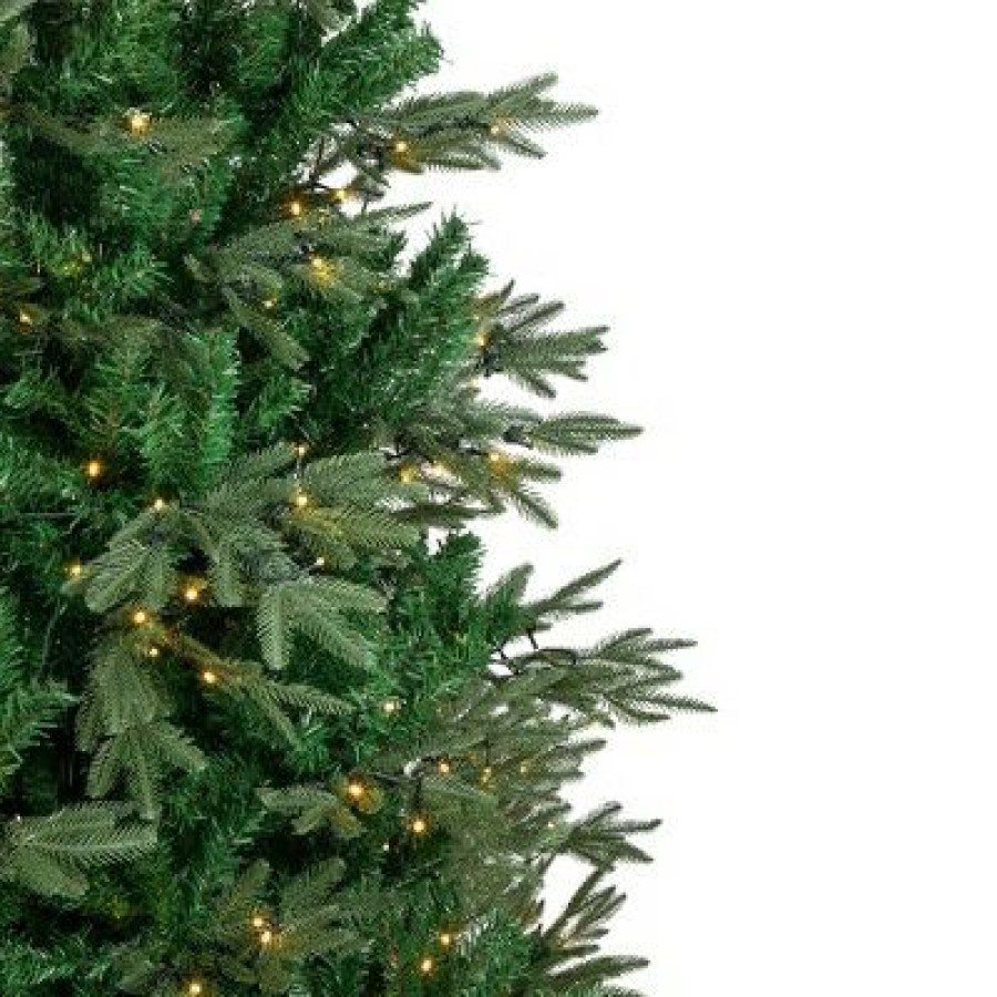 Fir Wood * | Northlight 6.5 Pre-Lit Hudson Fir Artificial Christmas Tree, Warm White Led Lights