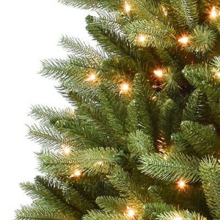 Fir Wood * | Puleo 6.5Ft Pre-Lit Artificial Christmas Tree Davenport Fir