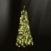 Pine * | Costway 4.5Ft Pre-Lit Hinged Pencil Christmas Tree 150 White Lights