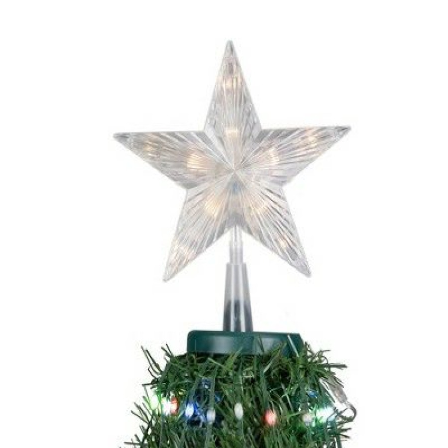 Pine * | Northlight 6 Green Color Changing Multiple Function Pop Up Artificial Outdoor Christmas Tree