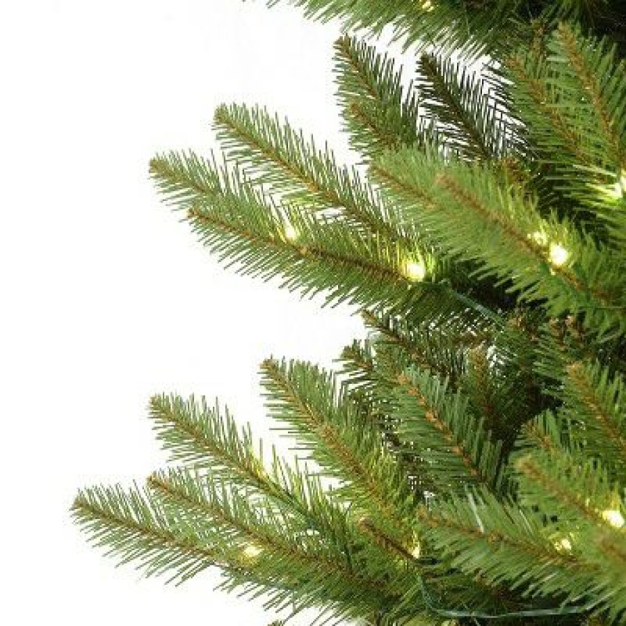 Douglas Fir * | 7.5Ft Puleo Pre-Lit Full Fraser Fir Artificial Christmas Tree Clear Lights