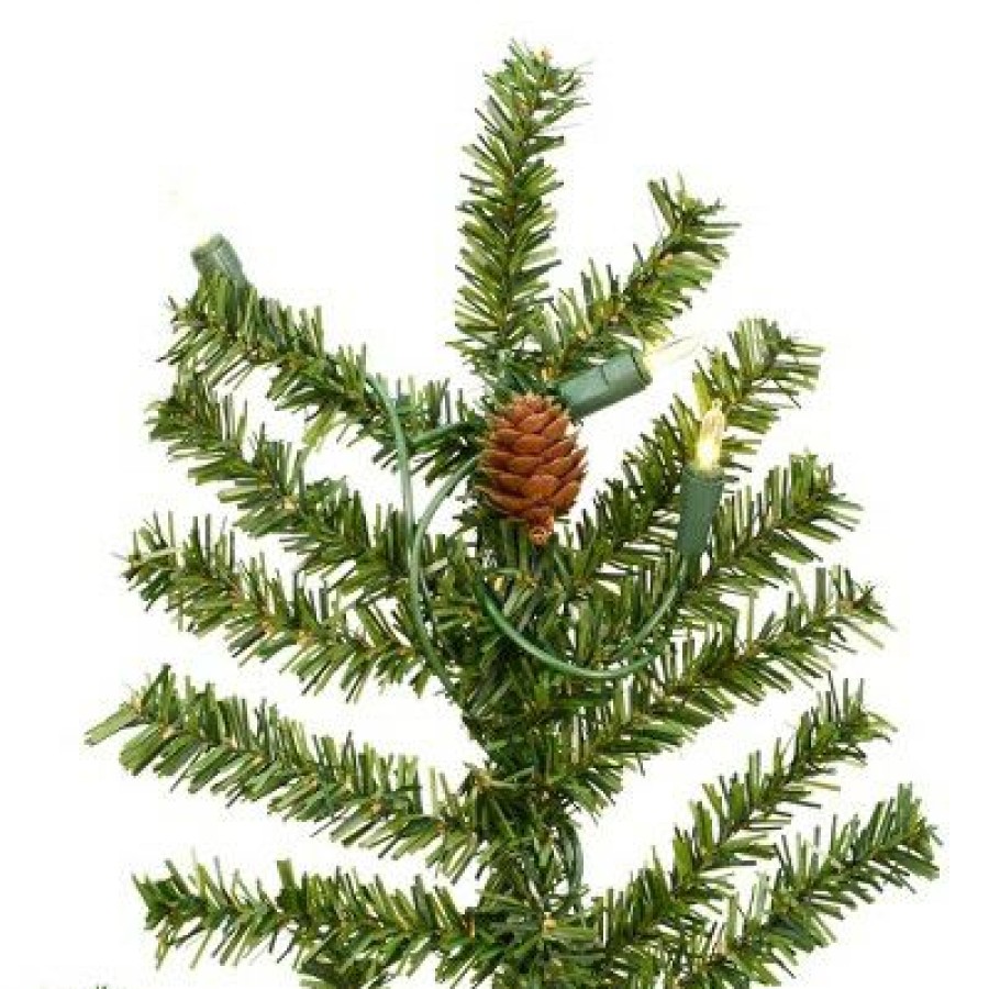 Unidentified Plant Variety * | Vickerman Artificial Alpine Tree With Pine Cones & Vine