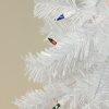 Pine * | Northlight 2 Prelit Artificial Christmas Tree Slim White Tinsel Multi-Color Lights