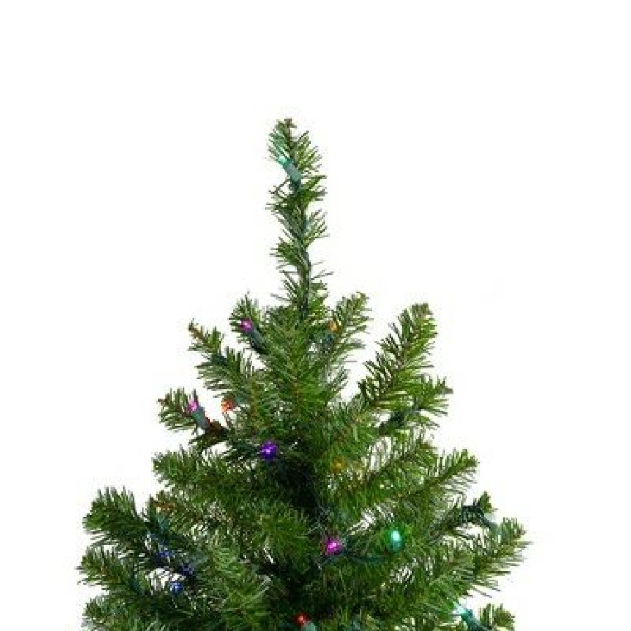 Pine * | Northlight 2 Prelit Artificial Christmas Tree Canadian Pine Multicolor Led Lights