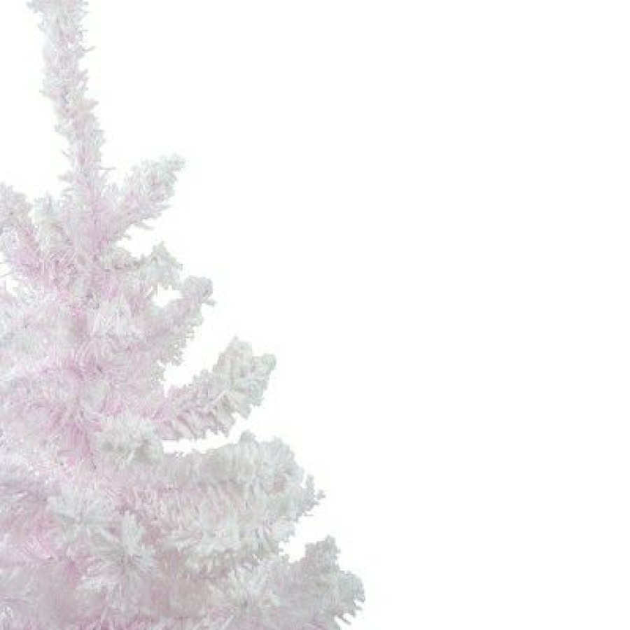 Spruce * | Northlight 3 Flocked Madeline Pink Spruce Artificial Christmas Tree Unlit