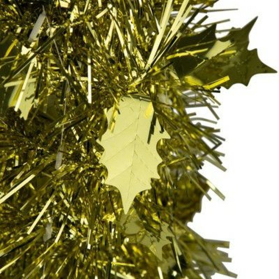 Pine * | Northlight 6 Gold Tinsel Pop-Up Artificial Christmas Tree, Unlit