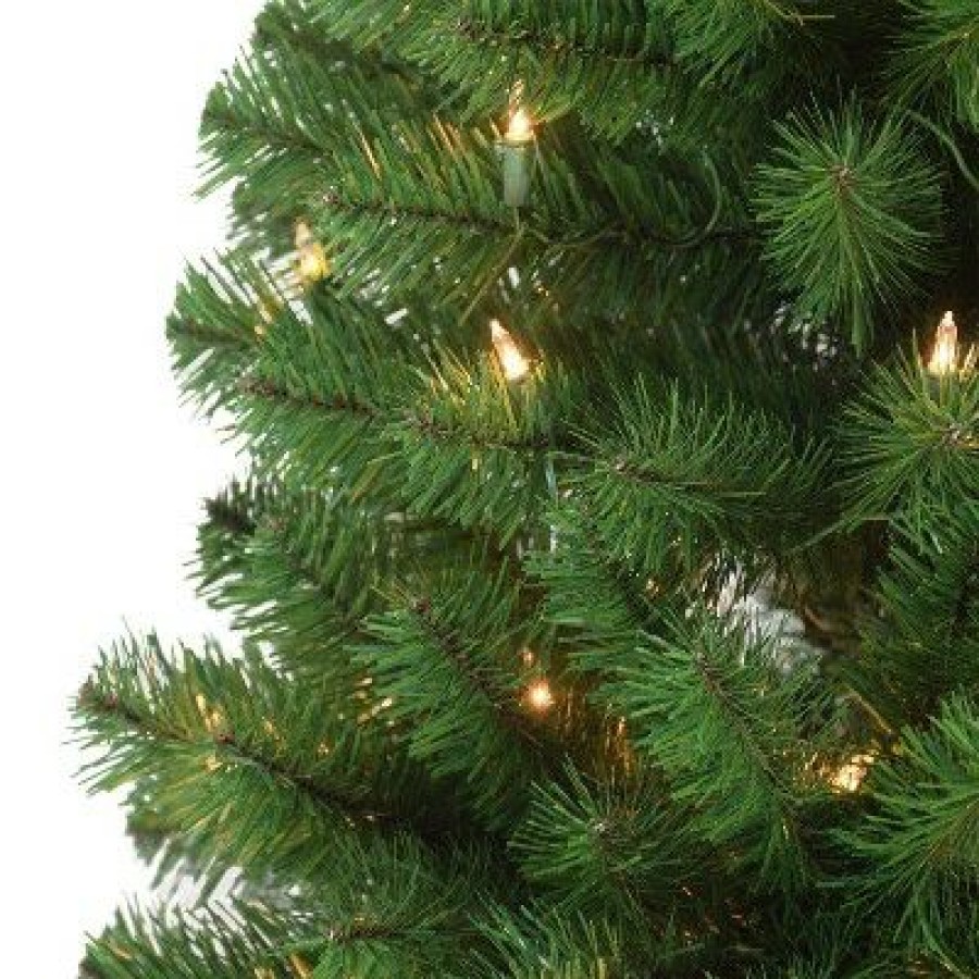 Douglas Fir * | 6.5Ft Puleo Pre-Lit Slim Northern Fir Artificial Christmas Tree Clear Lights