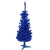 Pine * | Northlight 4 Pre-Lit Blue Artificial Tinsel Christmas Tree, Clear Lights