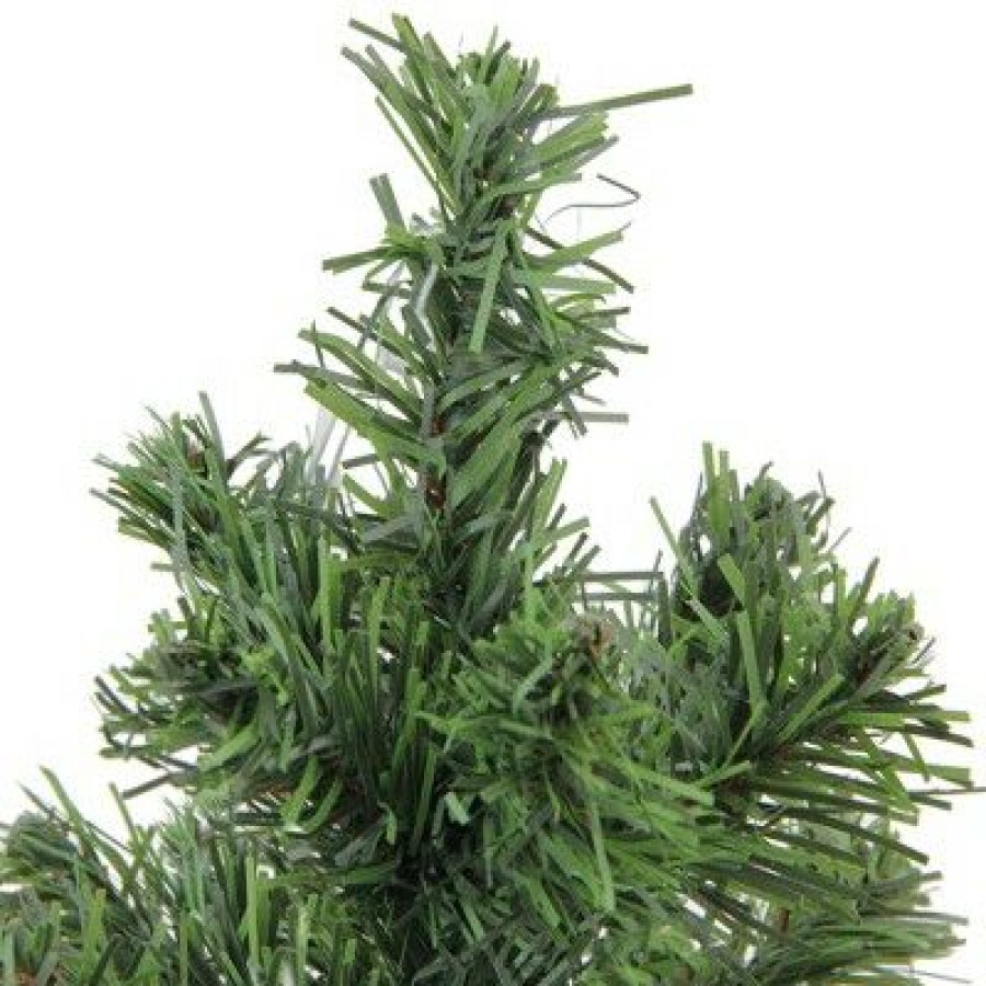 Pine * | Northlight 12 Mini Canadian Pine Full Artificial Christmas Tree In Faux Wood Base Unlit