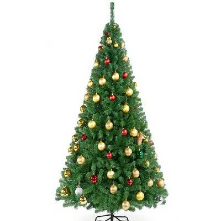 Spruce * | Yaheetech Artificial Christmas Tree With Stand & Pvc Tips Lifelike Tree, Green