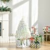 Douglas Fir * | Homcom Pre-Lit Douglas Fir Tabletop Artificial Christmas Tree With 85 Branches And Fiber Optic Led Lights 32 Tall