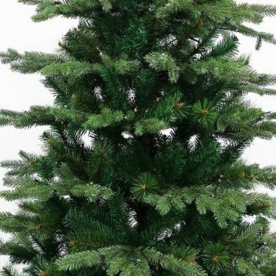 Balsam Fir * | Holiday Stuff Company 5 Foot European Balsam Fir Unlit Artificial Christmas Tree With 1064 Branch Tips And Metal Stand