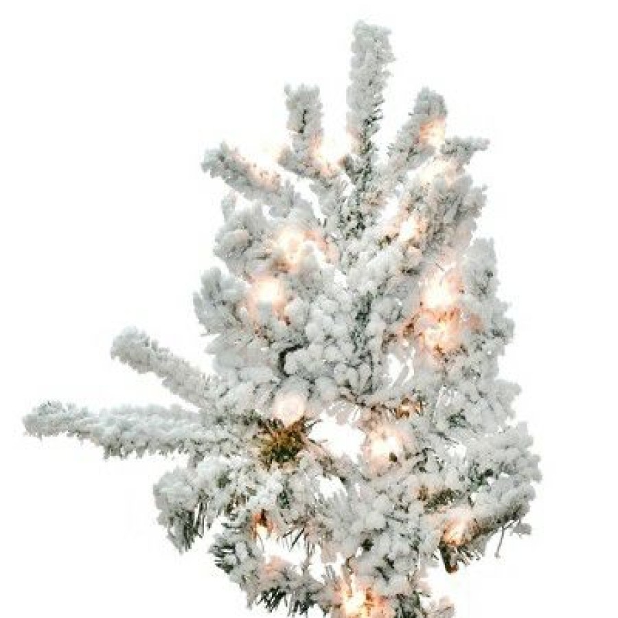 Unidentified Plant Variety * | Vickerman Flocked Sierra Fir Artificial Christmas Tree