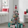 Alberta Spruce * | 3' Pre-Lit Silver Tinsel Artificial Christmas Tree Clear Lights Wondershop