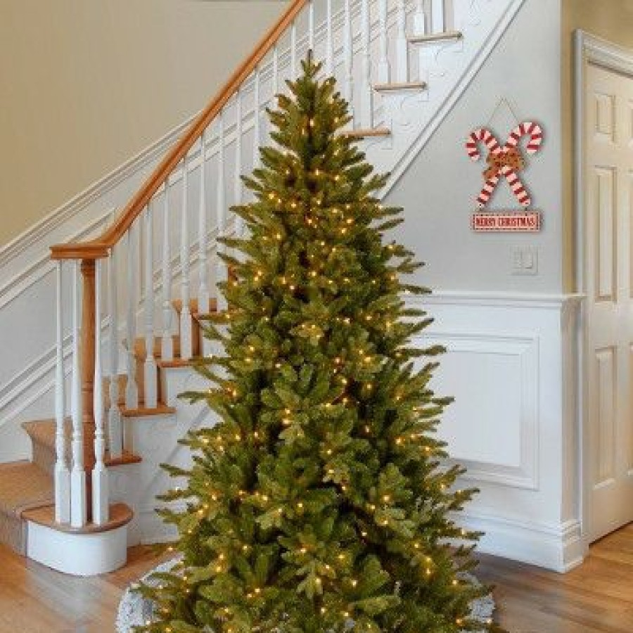 Spruce * | National Tree Company 7.5Ft National Christmas Tree Company Full Avalon Spruce Artificial Christmas Tree 500Ct Clear