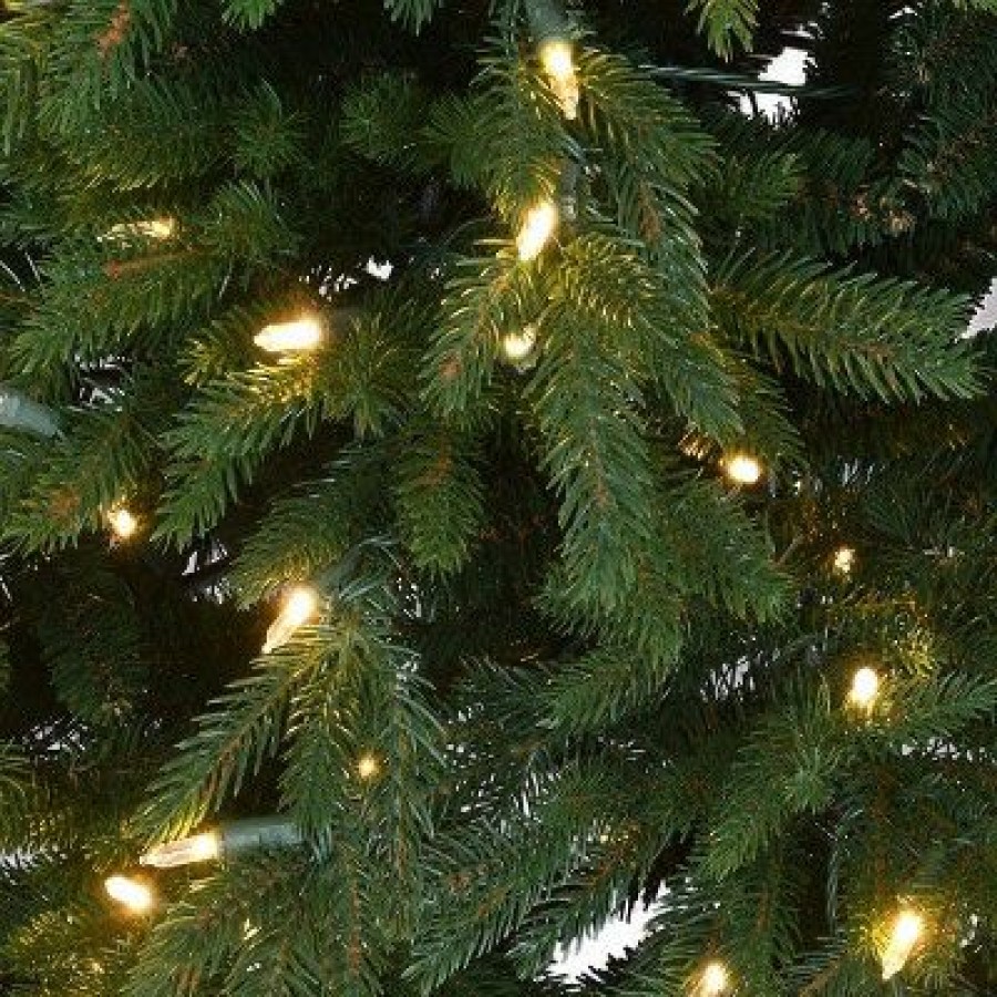 Spruce * | National Tree Company 7.5 Ft. Powerconnect(Tm) Huron Spruce Tree With Dual Color Led Lights