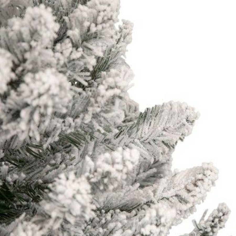 Pine * | Northlight 6 Flocked North River Pine Pencil Artificial Christmas Tree, Unlit