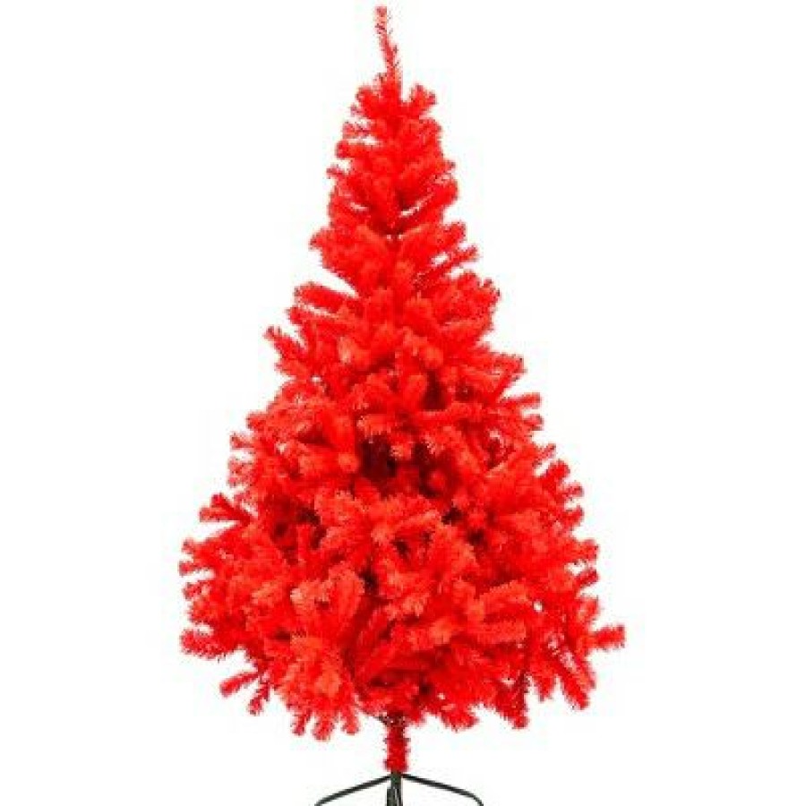 Pine * | Northlight 6 Scarlett Red Pine Artificial Christmas Tree, Unlit