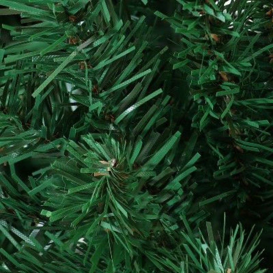 Balsam Fir * | Sunnydaze Decor Sunnydaze Indoor Unlit Faux Tannenbaum Slim Holiday Christmas Evergreen Tree With Hinged Branches 5 Green