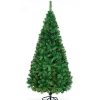 Pine * | Costway 5Ft/6Ft/7Ft/8Ft Artificial Pvc Christmas Tree W/Stand Holiday Season Indoor Outdoor Green