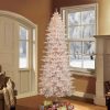 Fir Wood * | 9Ft Pre-Lit Full White Forest Fir Artificial Christmas Tree Puleo