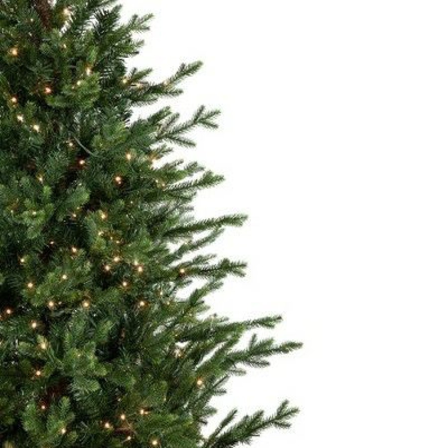 Pine * | Northlight 6 Pre-Lit Potted Deluxe Russian Pine Artificial Christmas Tree, Warm White Led Lights