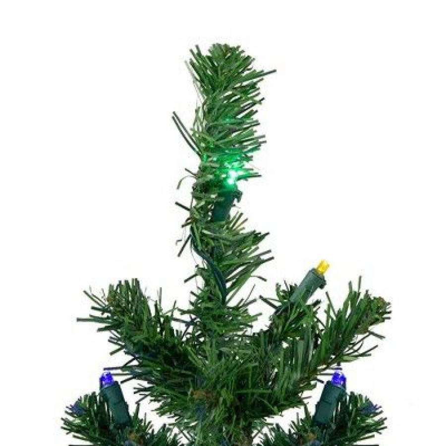 Pine * | Northlight 3 Prelit Artificial Christmas Tree Medium Mixed Classic Pine Multicolor Led Lights