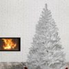 Pine * | National Tree Company 7.5Ft National Christmas Tree Company Winchester White Pine Silver Glitter Full Artificial Christmas Tree