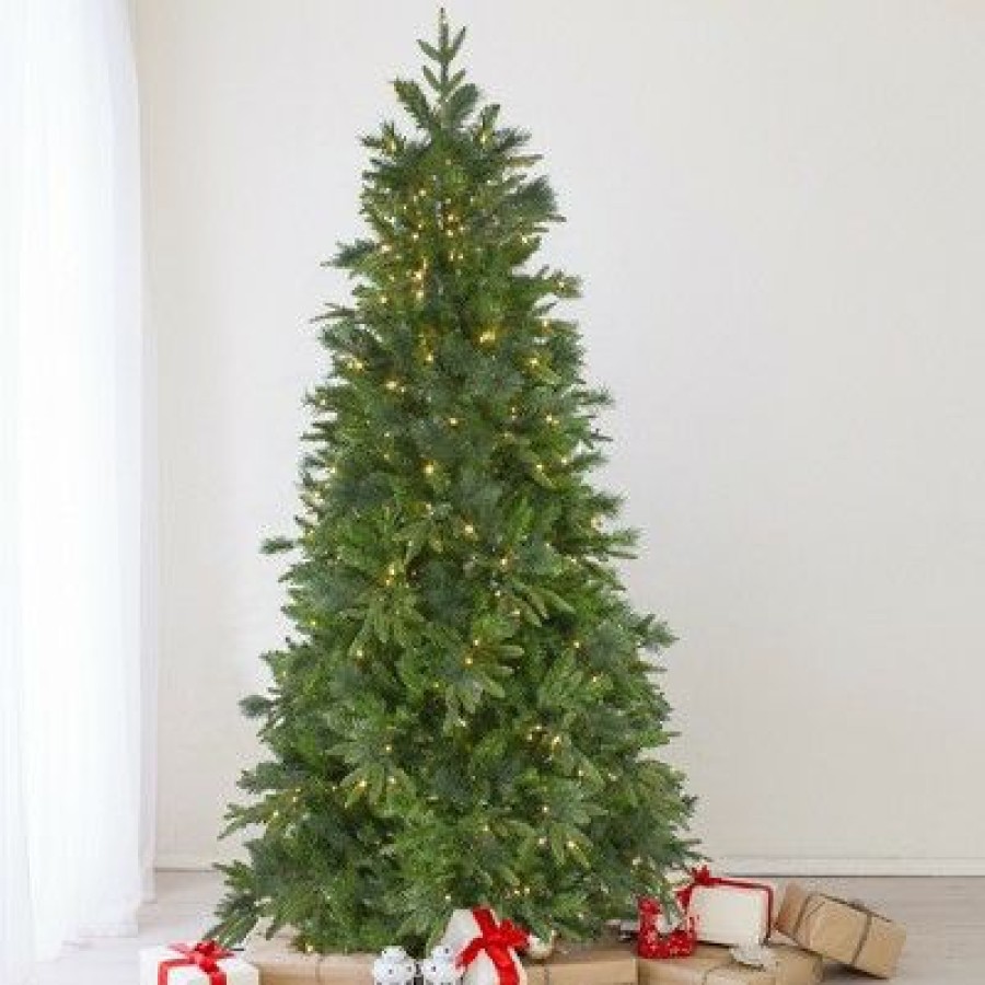 Pine * | Northlight 9 Prelit Artificial Christmas Tree Led Mixed Colorado Pine Clear Lights