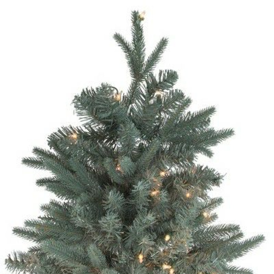 Fir Wood * | Northlight 14 Pre-Lit Washington Frasier Fir Slim Artificial Christmas Tree Clear Lights