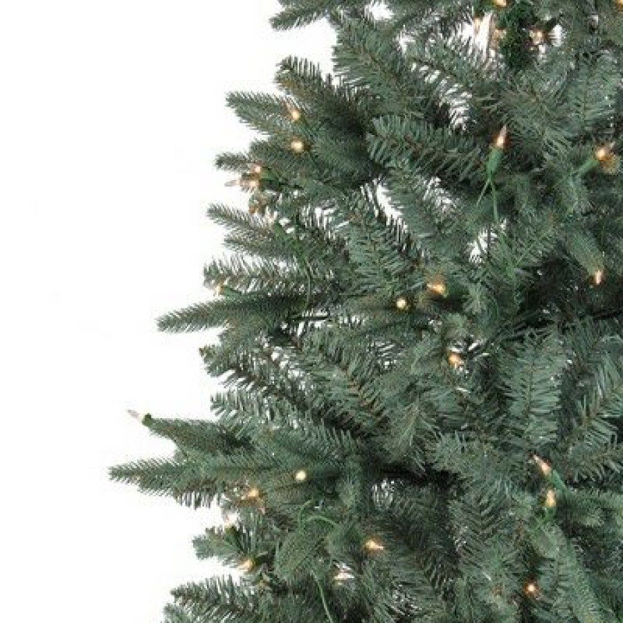 Fir Wood * | Northlight 14 Pre-Lit Washington Frasier Fir Slim Artificial Christmas Tree Clear Lights