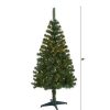 Pine * | 4Ft Nearly Natural Pre-Lit Led Northern Tip Pine Artificial Christmas Tree Clear Lights