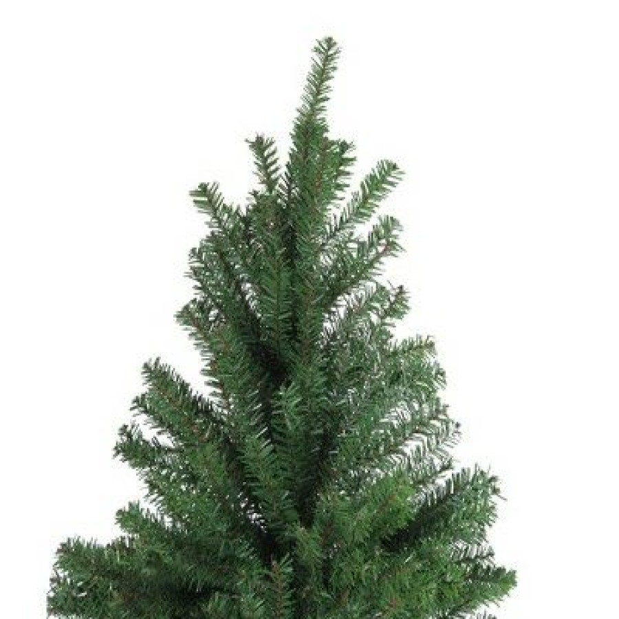 Pine * | Santa'S Own 7.5 Unlit Artificial Christmas Tree Slim Alexandria Pine