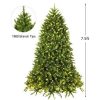 Pine * | Costway 7.5Ft Pre-Lit Pvc Christmas Fir Tree 8 Flash Mode