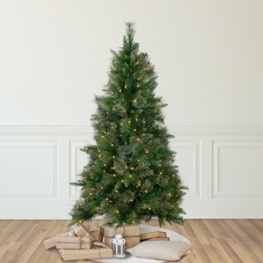 Pine * | Northlight 4.5 Pre-Lit Kingston Cashmere Pine Artificial Christmas Tree, Warm White Led Lights