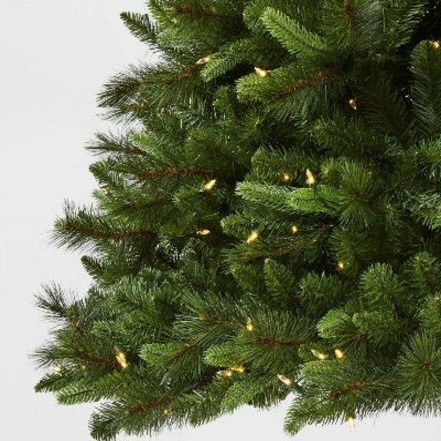 Balsam Fir * | 10.5' Pre-Lit Led Full Balsam Fir Artificial Christmas Tree Warm White Lights With Autoconnect Wondershop