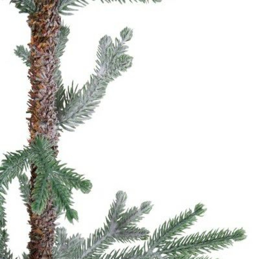 Pine * | Northlight 5 Snow Covered Slim Pine Artificial Christmas Tree With Jute Base Unlit