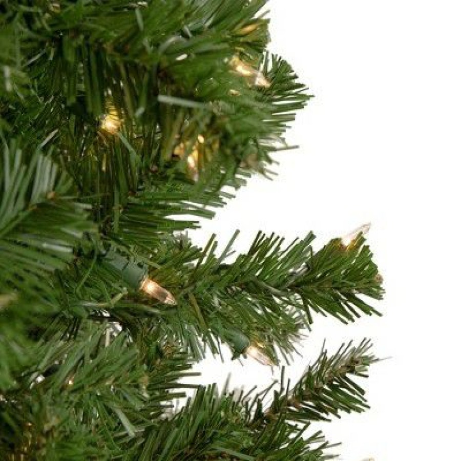 Spruce * | Northlight 7.5 Pre-Lit Hazelton Spruce Pencil Artificial Christmas Tree, Clear Lights