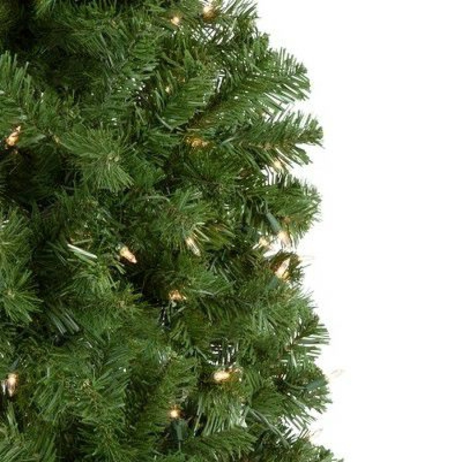 Spruce * | Northlight 7.5 Pre-Lit Hazelton Spruce Pencil Artificial Christmas Tree, Clear Lights