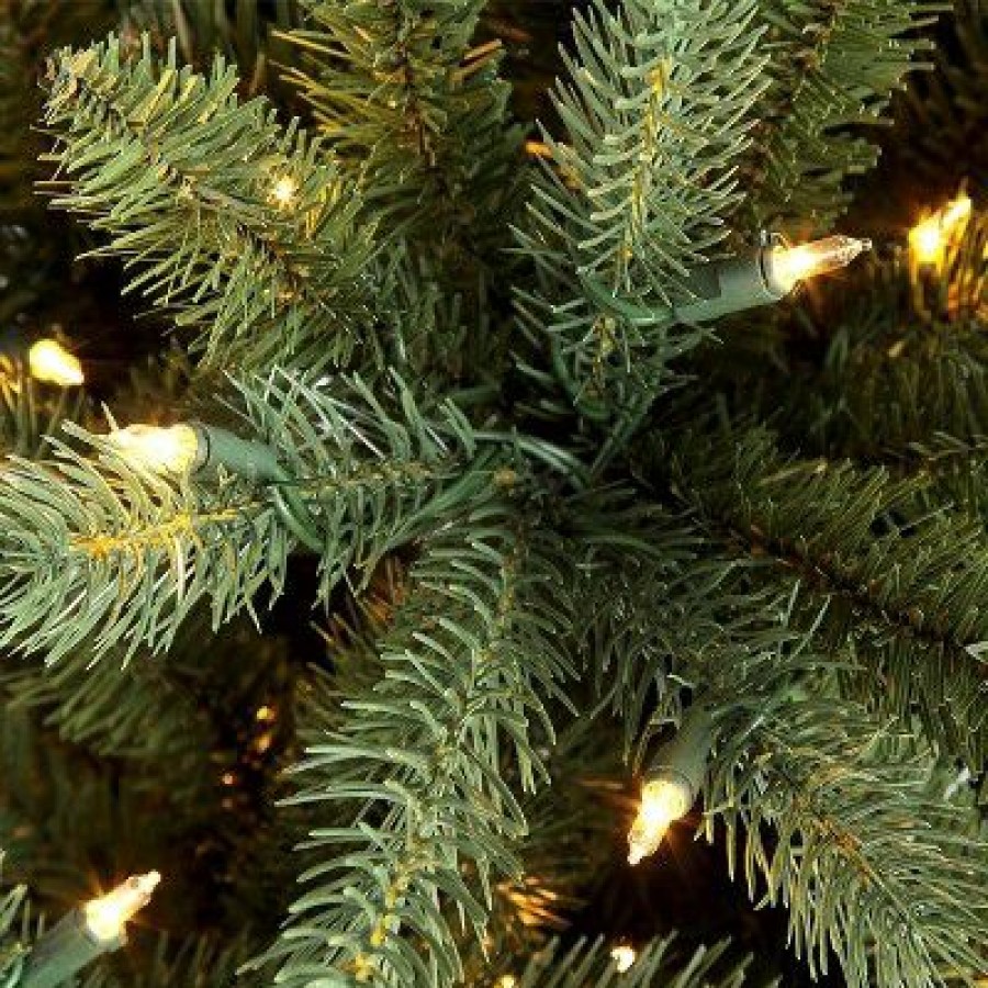 Fir Wood * | Puleo 4.5Ft Pre-Lit Artificial Christmas Tree Geneva Fir