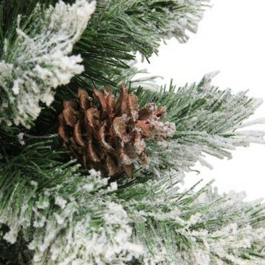 Pine * | Northlight 6 Medium Flocked Angel Pine Artificial Christmas Tree Unlit