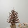 Pine * | Northlight 1.5 Prelit Artificial Christmas Tree Warsaw Twig In Burlap Base Clear Lights