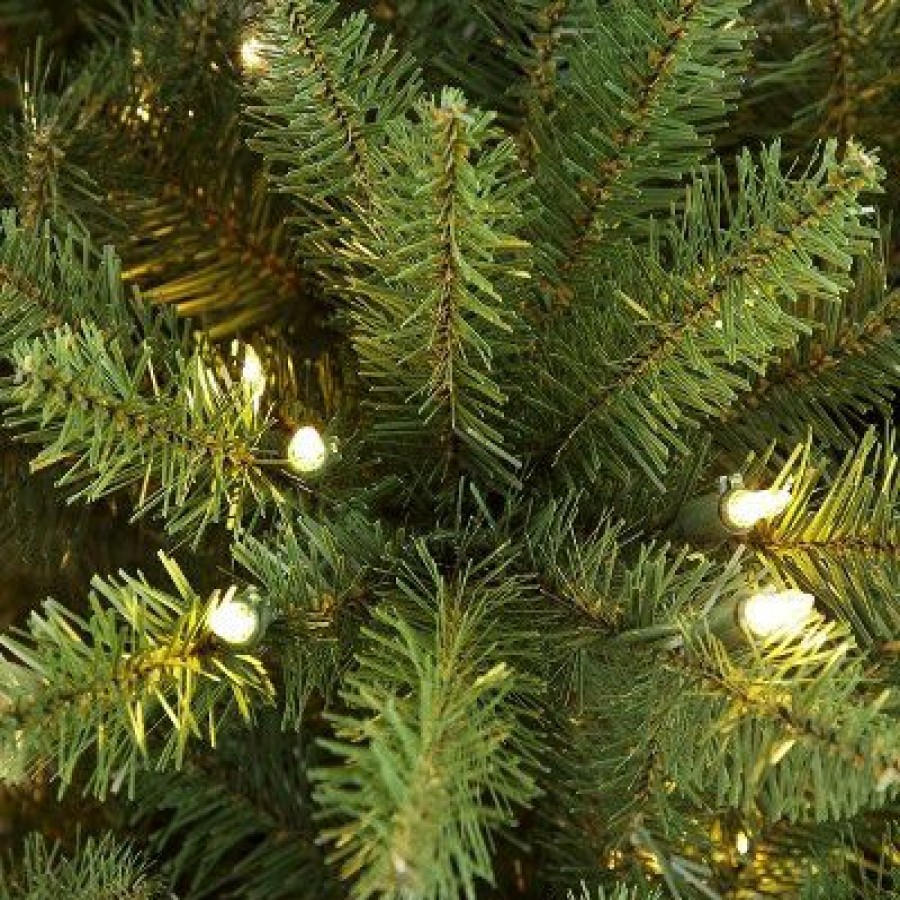 Fir Wood * | 12Ft Pre-Lit Full Artificial Christmas Tree Forest Fir Puleo