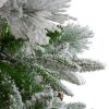 Pine * | Northlight 7.5 Flocked Rosemary Emerald Angel Pine Artificial Christmas Tree Unlit