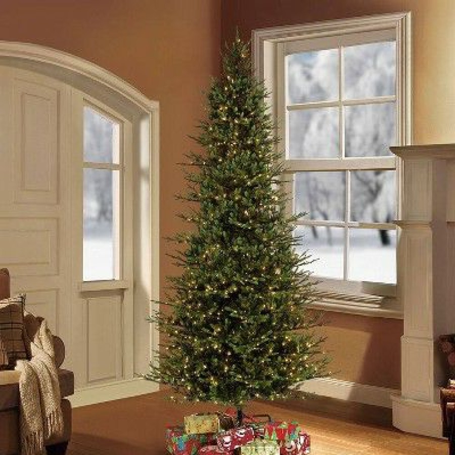 Fir Wood * | 9Ft Pre-Lit Full Berkshire Fir Artificial Christmas Tree Puleo