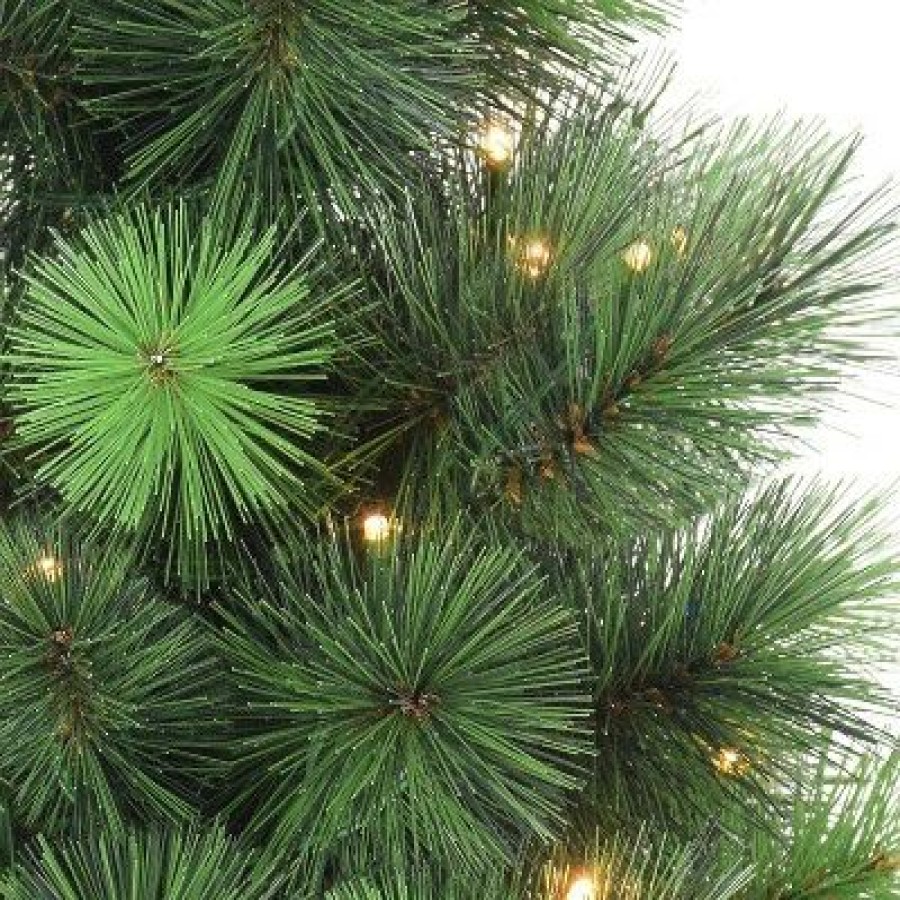 Alberta Spruce * | 2Ft Puleo Pre-Lit Tabletop Artificial Christmas Tree Burlap Sack Clear Lights