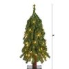 Pine * | 2Ft Nearly Natural Pre-Lit Grand Alpine Artificial Christmas Tree Clear Lights